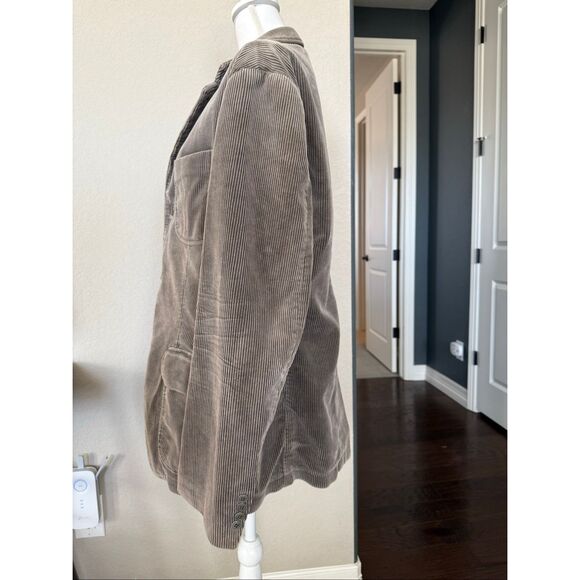 Polo Ralph Lauren Men’s Corduroy Blazer Sport Coat Brown 44L Patch Pockets - Picture 6 of 11